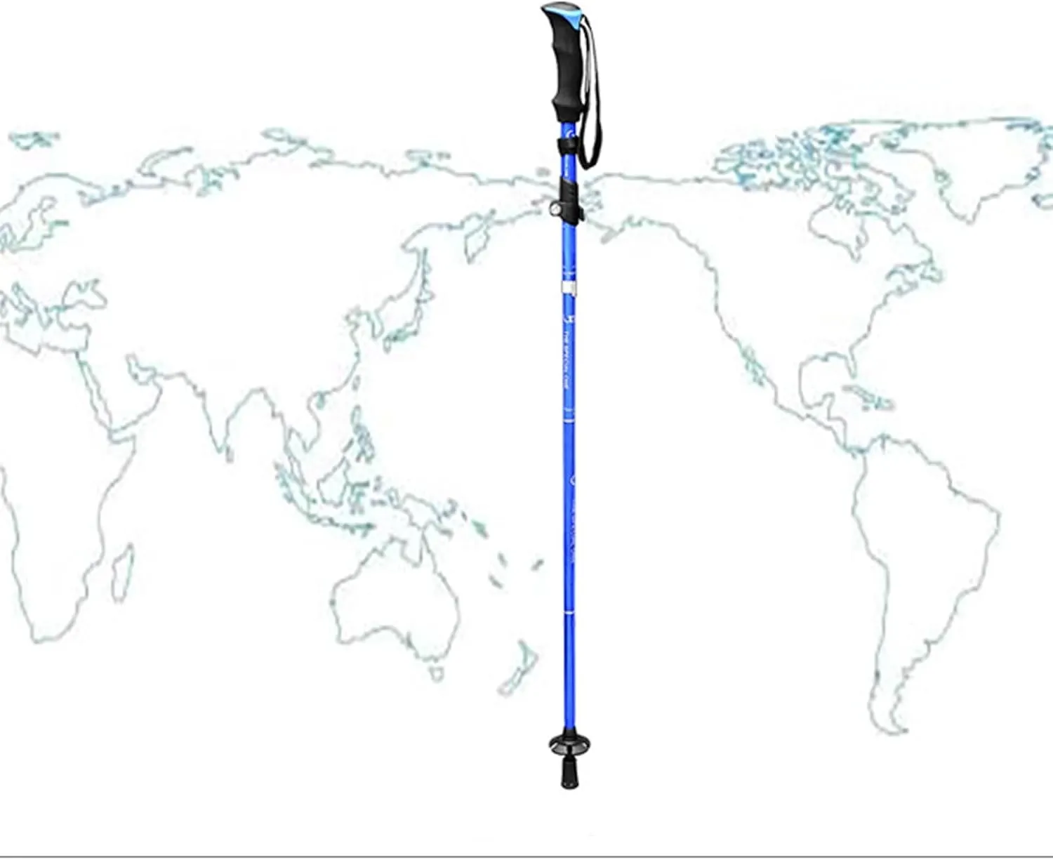 1 Pairs Ultra Strong Trekking, Walking, and Hiking Poles Collapsible, Lightweight, Quick Locking, Weather-Resistant and Ultra Durable