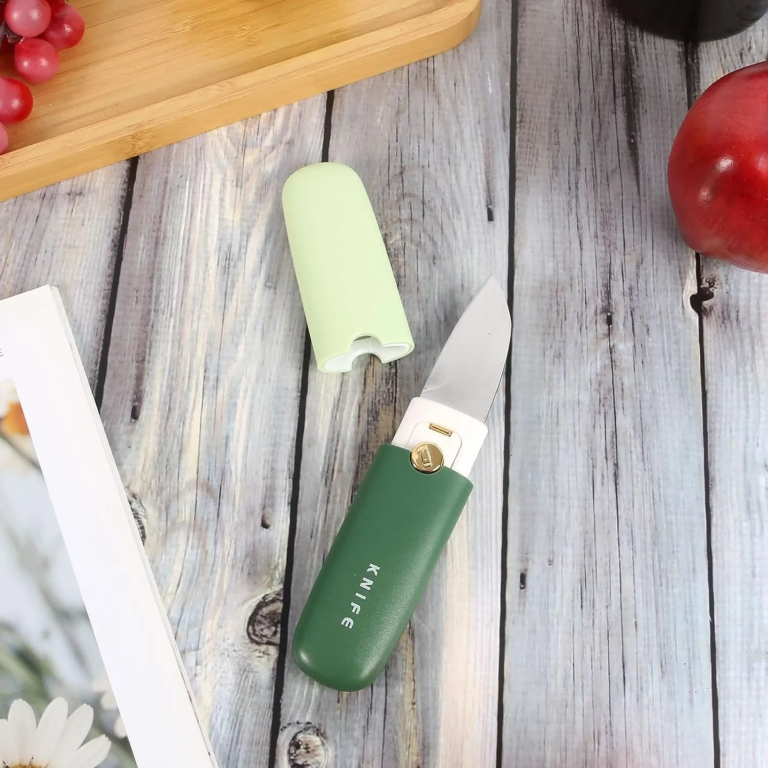 10052 Multifunctional Peeler Two In One Fruit Knife Fruit And Vegetable Cutting Knife sawtooth Peeler Apple Carrot Potato Fruit Slice Antiskid