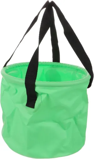 10l Collapsible Water Bag for Camping Hiking Outdoor Portable Bucket Water Filter Random Color