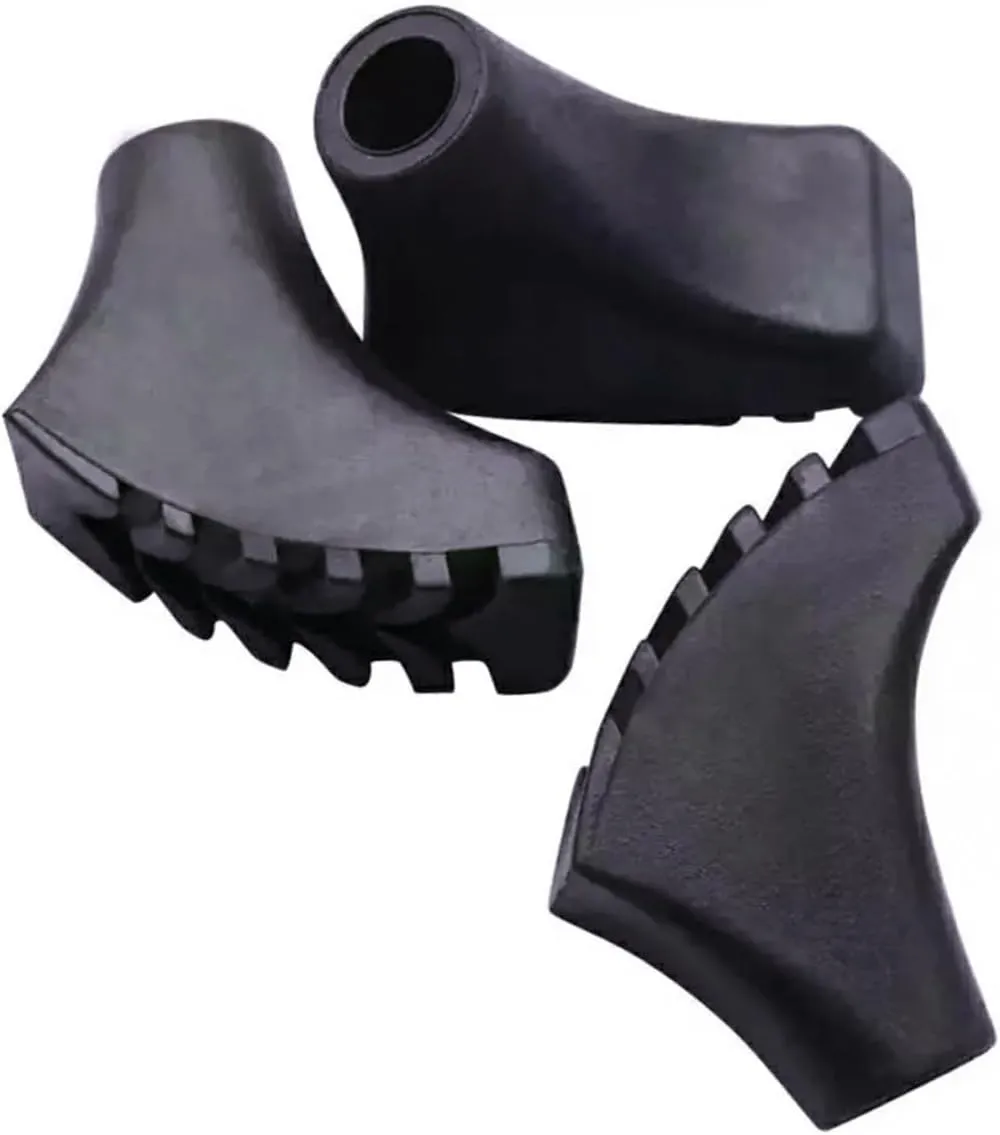 10pcs Hiking Pole Replacement Tips Outdoor Trekking Pole Accessories Rubber Foot Covers for Walking Sticks