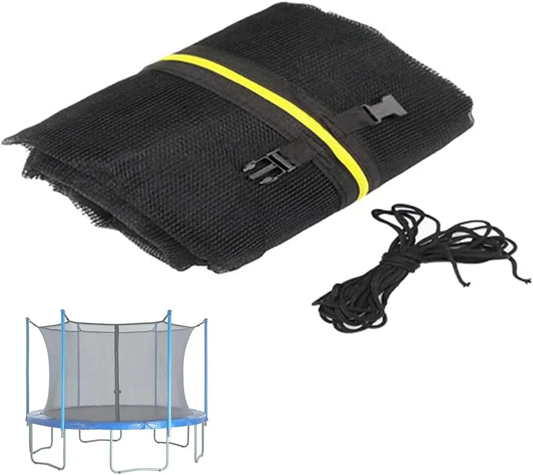 12FT Trampoline Replacement Net Safety Net, Tear-Proof, UV-Resistant Trampoline Safety Net for Round Trampoline