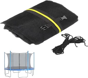 12FT Trampoline Replacement Net Safety Net, Tear-Proof, UV-Resistant Trampoline Safety Net for Round Trampoline