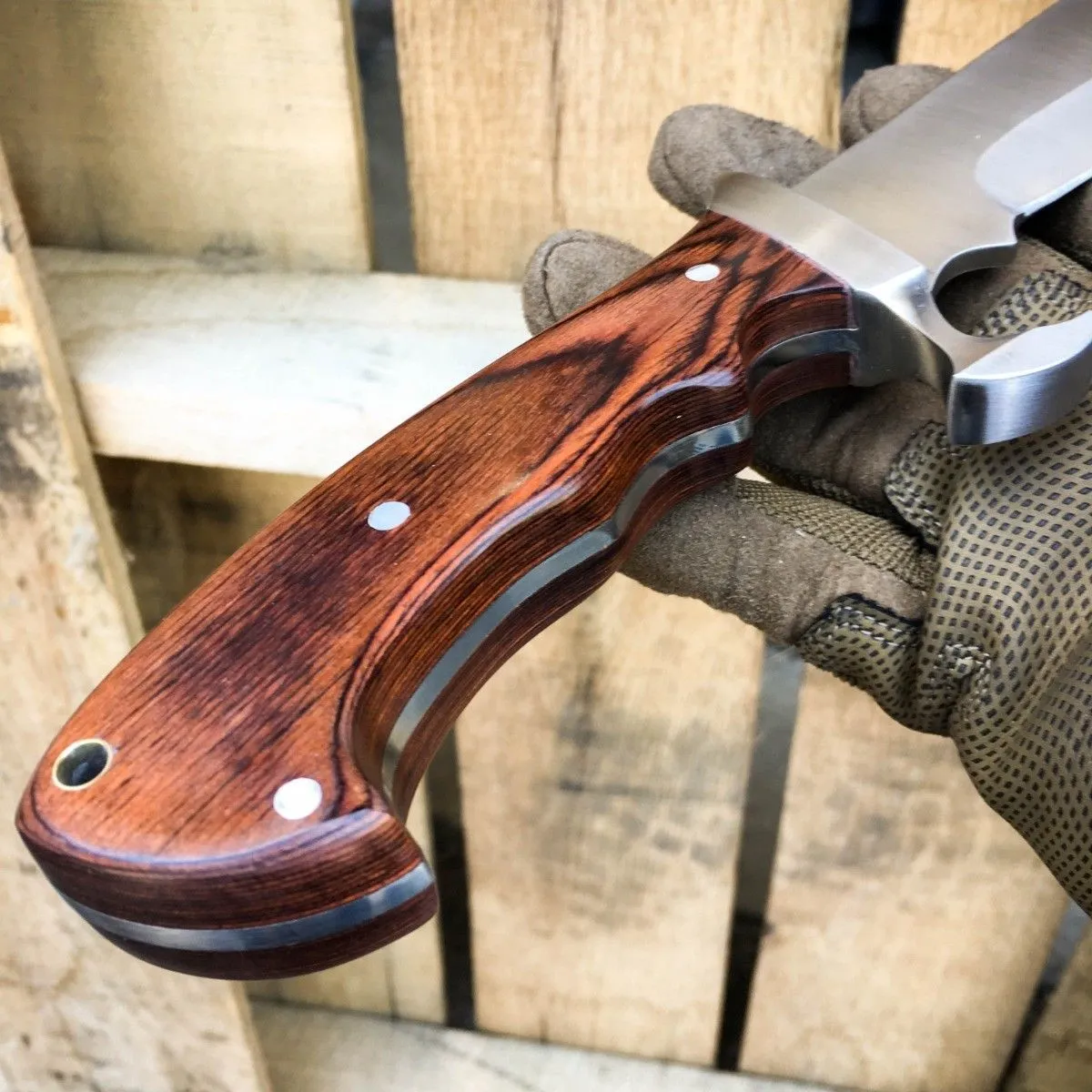 13.5" HEAVY DUTY HUNTING FIXED BLADE BOWIE Knife