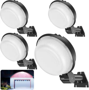 150W LED Barn Light 21000LM Yard Area Light Dusk to Dawn Outdoor Lighting with Photocell 5000K Daylight IP65 Waterproof LED Flood Security Parking Lot Lights for Street Farmhouse Garage, 4 Pack