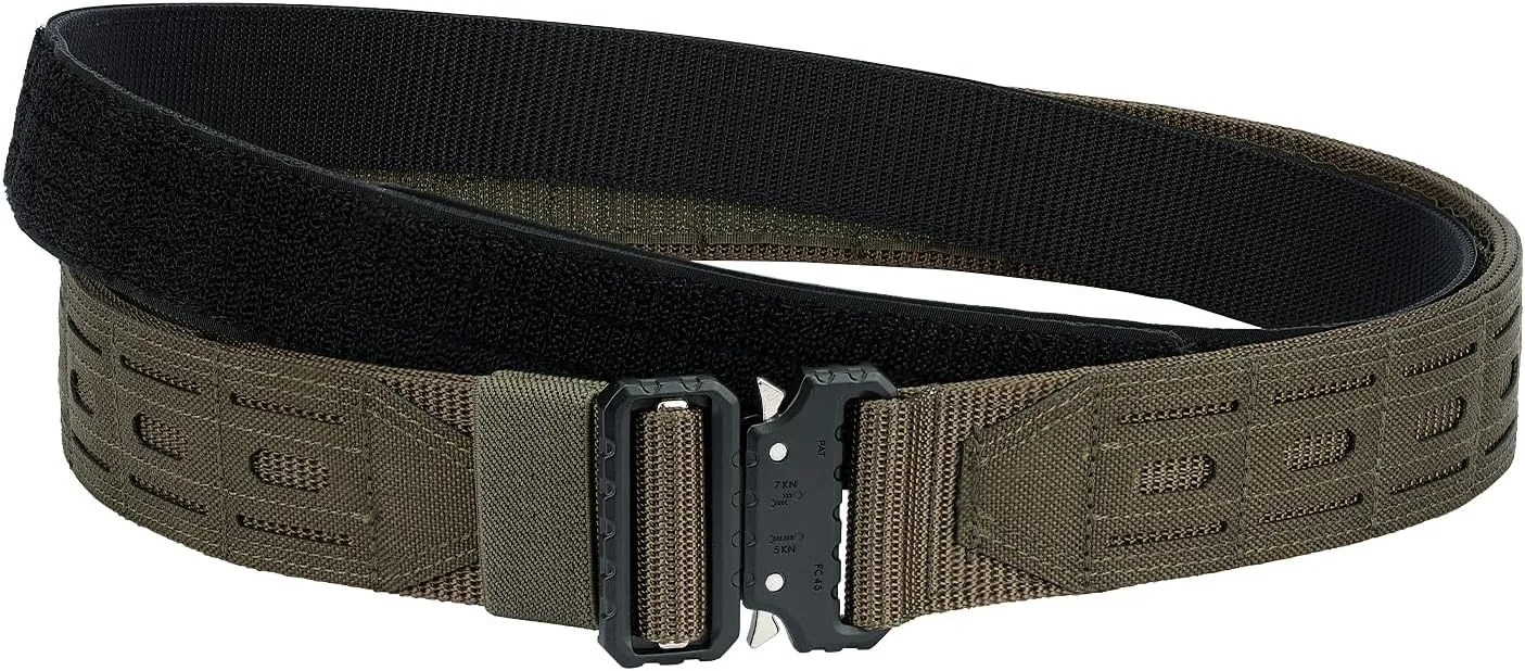 1.75" Tactical MOLLE Battle Belt with Quick Release Buckle 1.5" Inner Belt