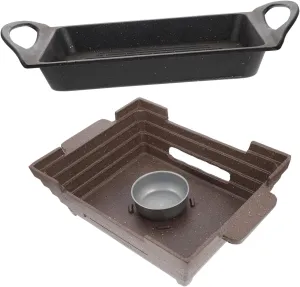 1Pc Multi Purpose Barbecue Stove Aluminium Alloy Grilled Fish Bbq Grill for Camping Easy to Clean Heat Resistant Outdoor Cooking Tool