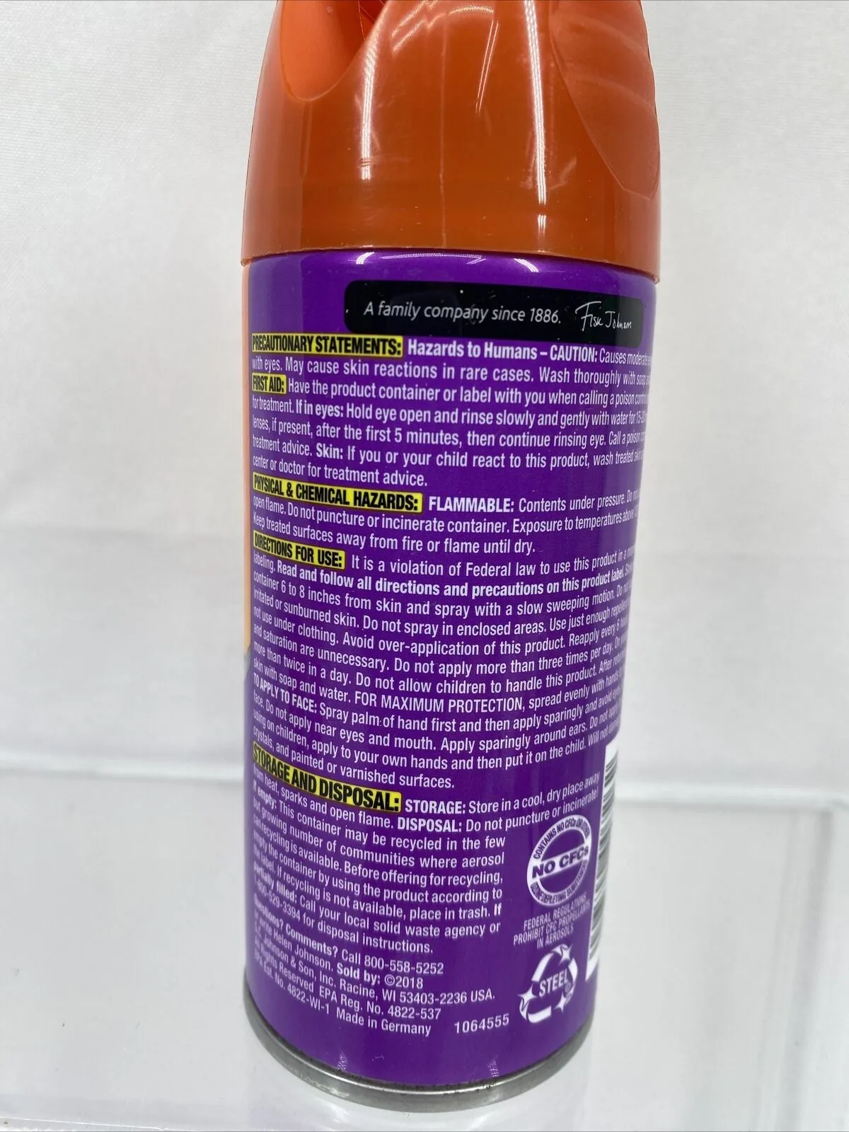 (2) OFF! Family Care Insect Repellent VIII Spray With Picaridin Mosquito 5oz