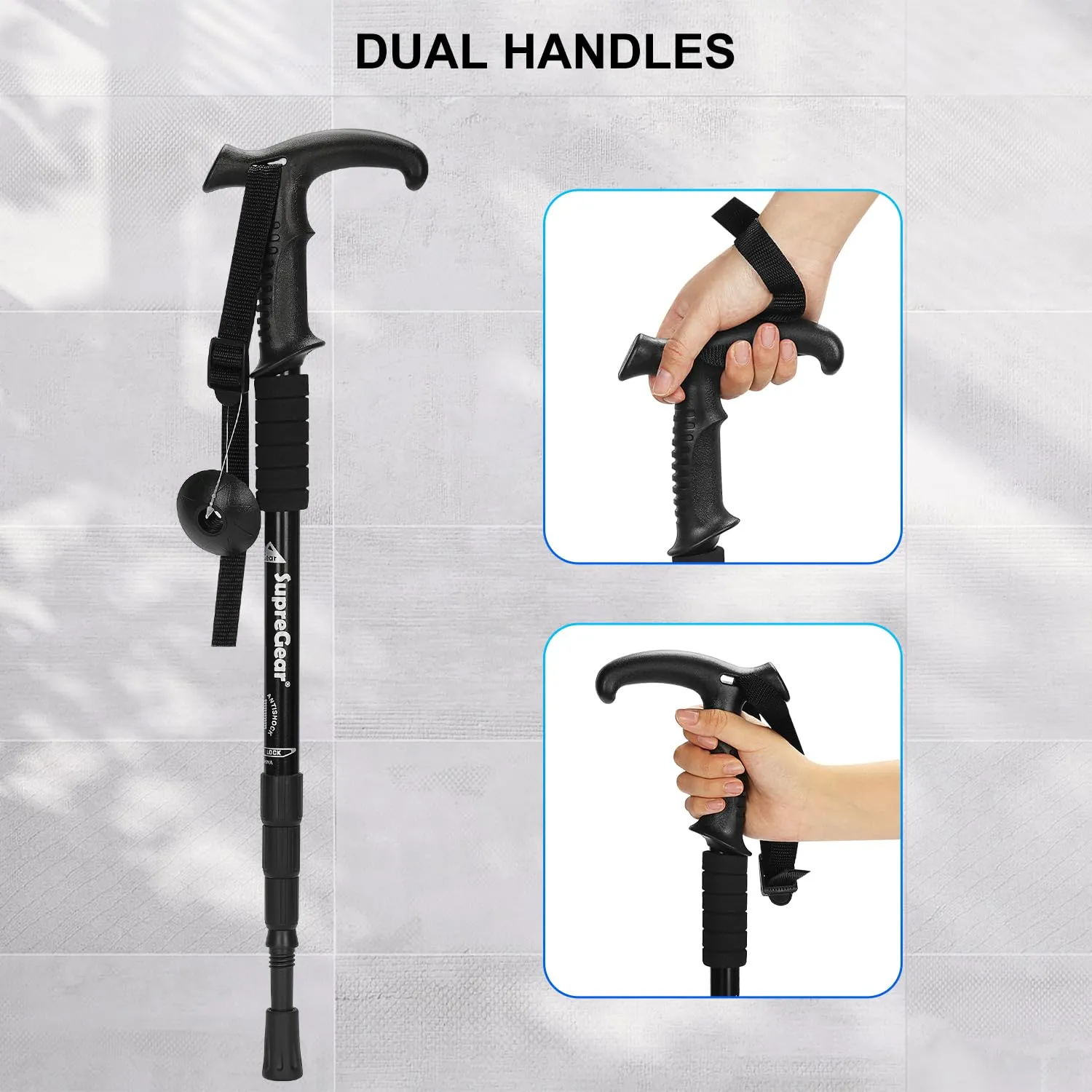 2 Pack Aluminum Trekking Poles