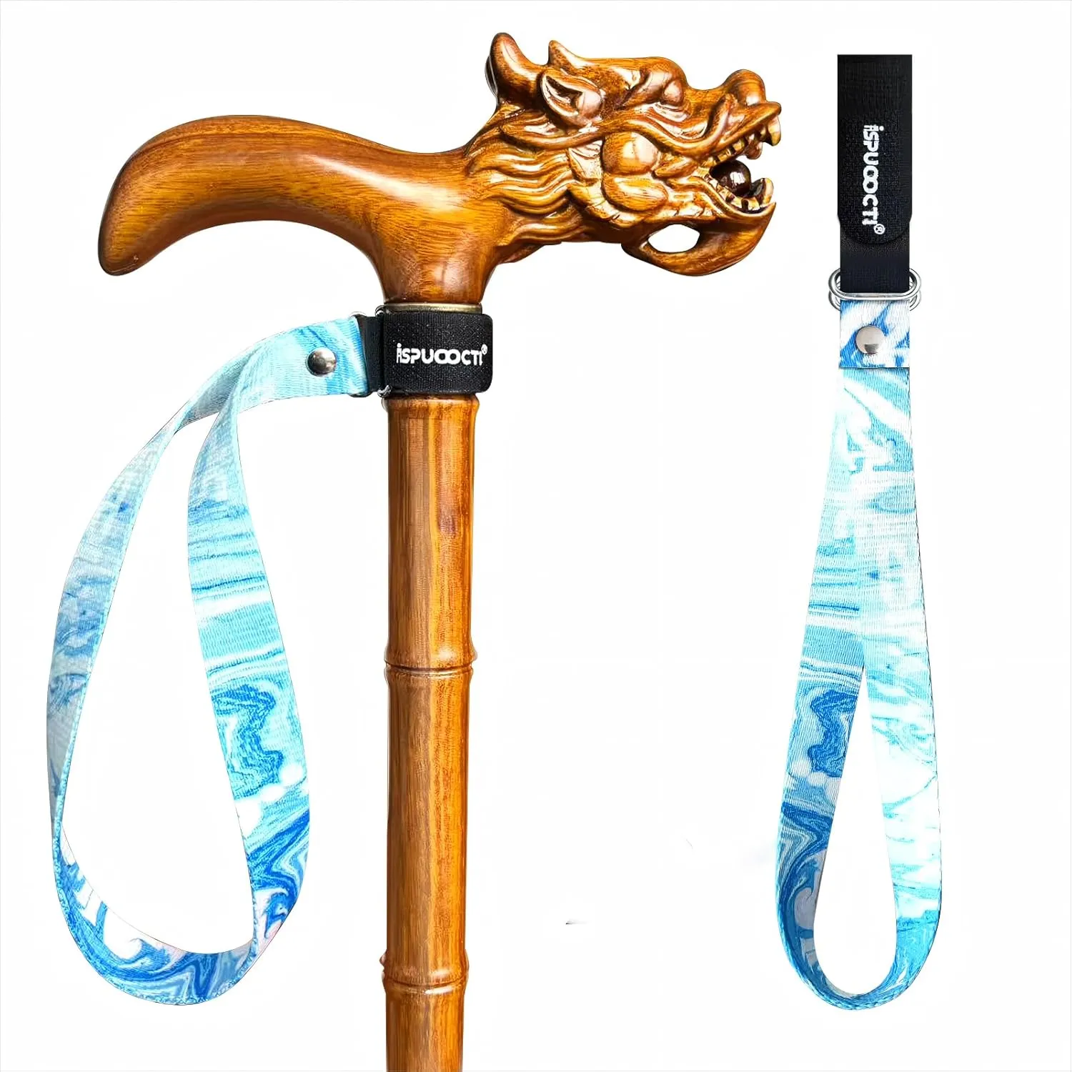 2 Pack Cane Wrist Straps Universal Adjustable Wrist Strap for Canes Trekking Poles, Non-Slip Breathable Walking Stick Accessories for Seniors/Hiking to Wear Comfortably All Day