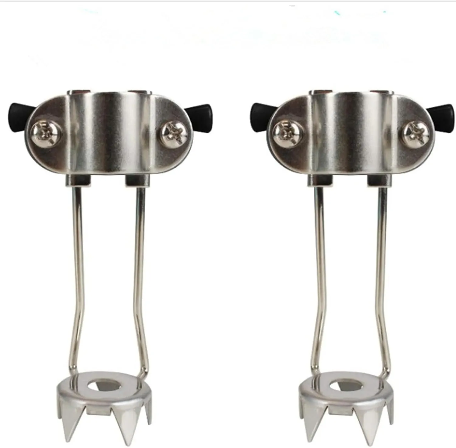 2 PCS Trekking Poles Cleats Hiking Accessories, Outdoor Snow Climbing Cane ice tip Attachment Crutch ice Gripper for ice Cane Grip