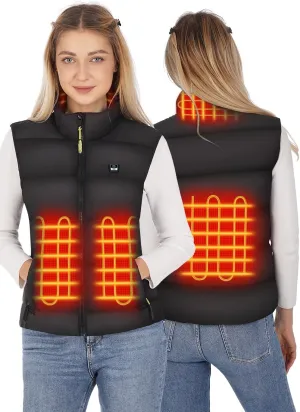 2025 “Space Suit”Heat Reflection, Heated Vest for Women, 10000mAh Battery Pack Included,Composite Carbon Fiber Jacket