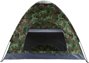 3-4 Person Outdoor Camping Waterproof 4 Season Folding Tent Camouflage Hiking US