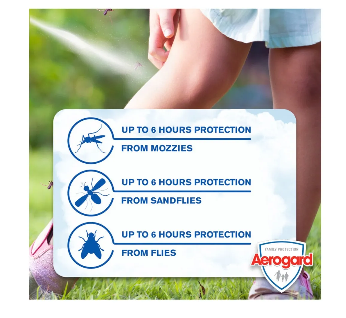 3 Pack Aerogard Odourless Insect Repellent Aerosol | 150g