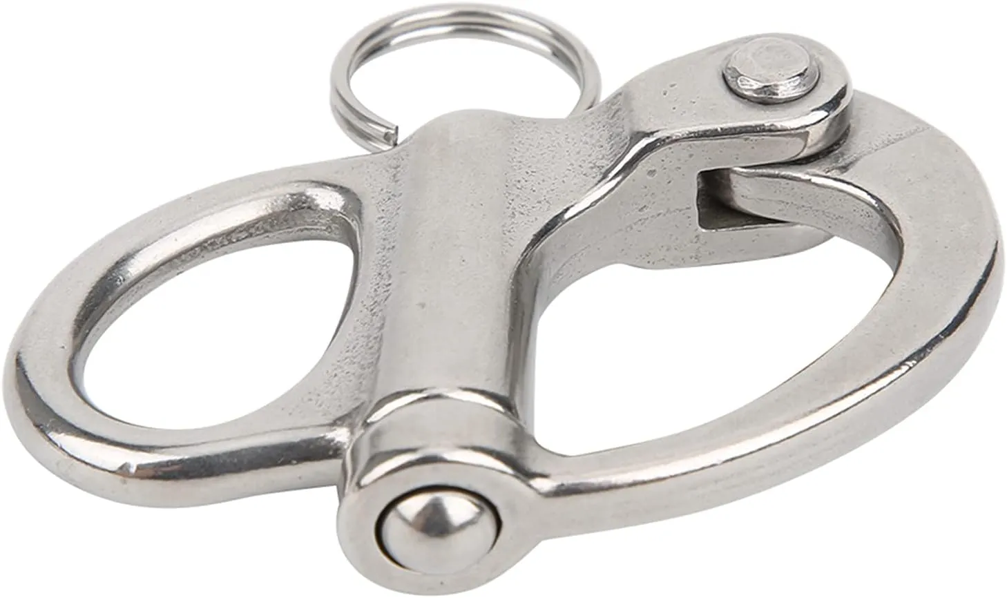 316 Stainless Steel Quick Release Snap Hook - Climbing Shackle for Outdoor Mountaineering Adventures