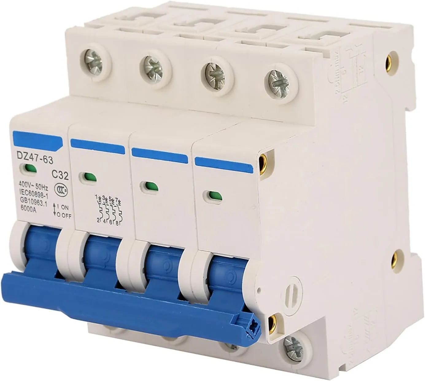 32A Current Circuit Breaker, Electric Leakage Protection, 6KA Overload Safety, for Home, Construction, Network Transformation