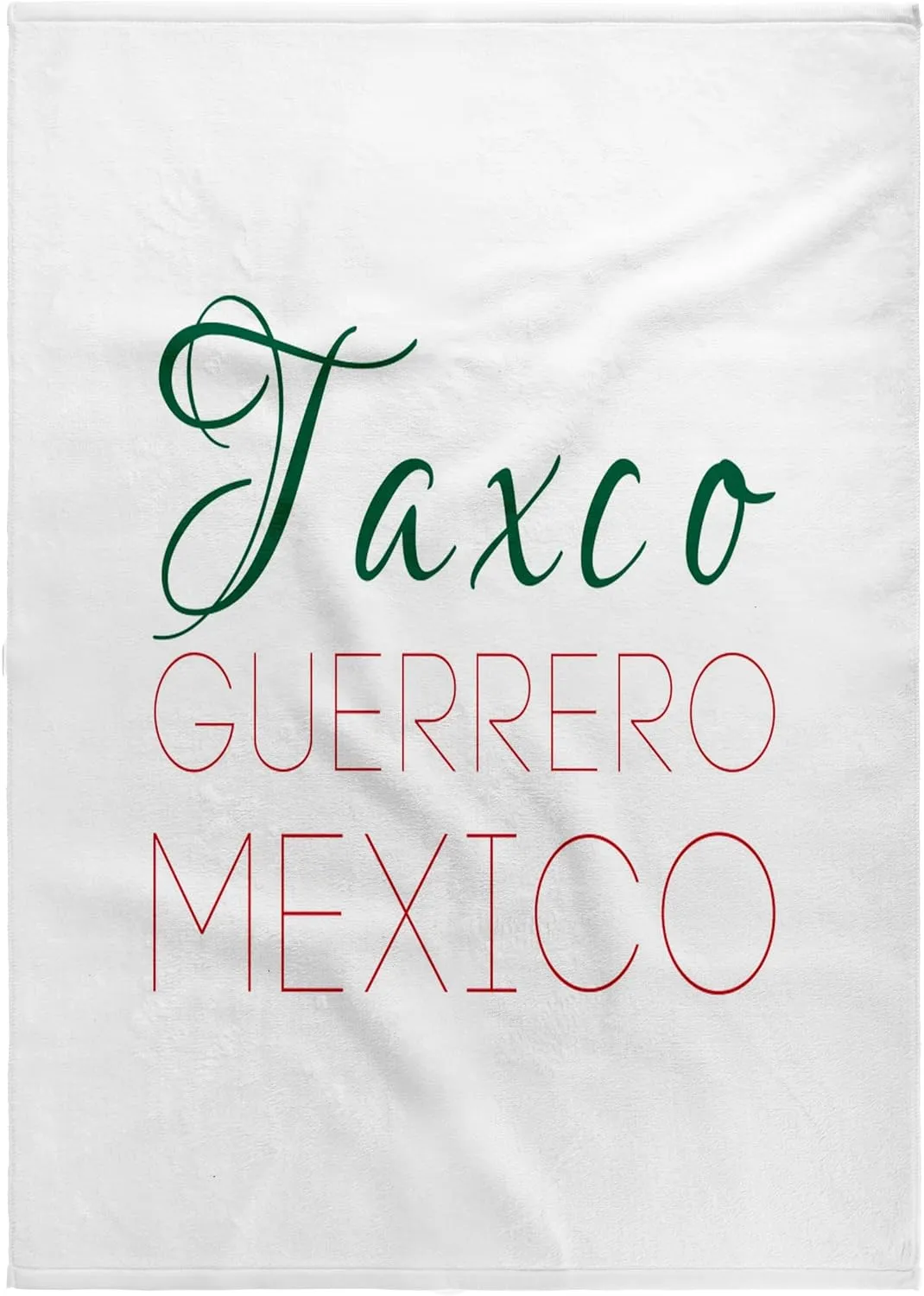 3dRose Taxco, Guerrero, National Colors Patriot Mexico Home Town Design - Towels (twl-311596-2)