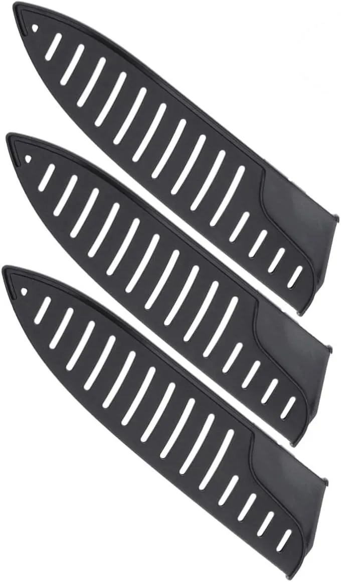 3pcs Knife Covers 8-inch Plastic Kitchen Sink Edge Guard Knife Protection Cover