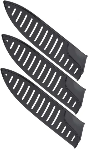 3pcs Knife Covers 8-inch Plastic Kitchen Sink Edge Guard Knife Protection Cover