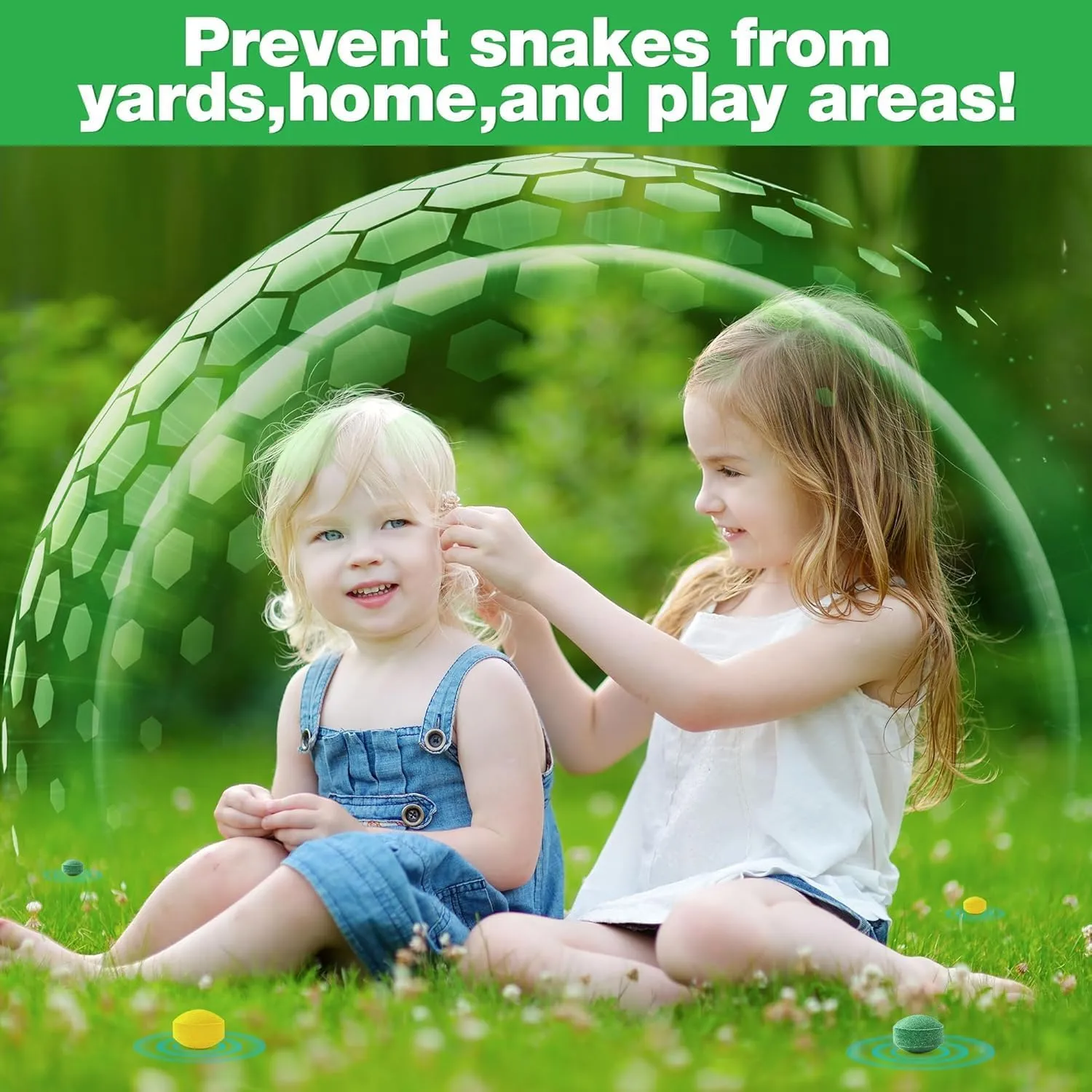 48Pack Powerful Snake Repellent for Outdoor Use, Natural Keep Snake Away Deterrent with Long-Lasting Protection for Garden Lawn Yard Camping Fishing, Safe for Kids & Pets, Waterproof