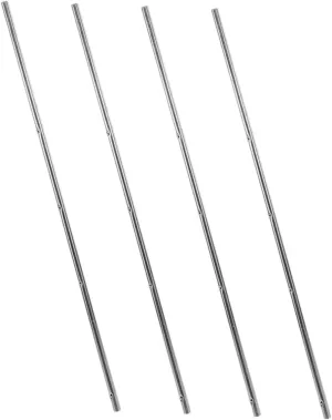 4Pcs Heavy Duty Metal Foosball Rods for Table Soccer Durable Football Operation Poles Easy Installation Compatible with Various Foosball Tables Soccer