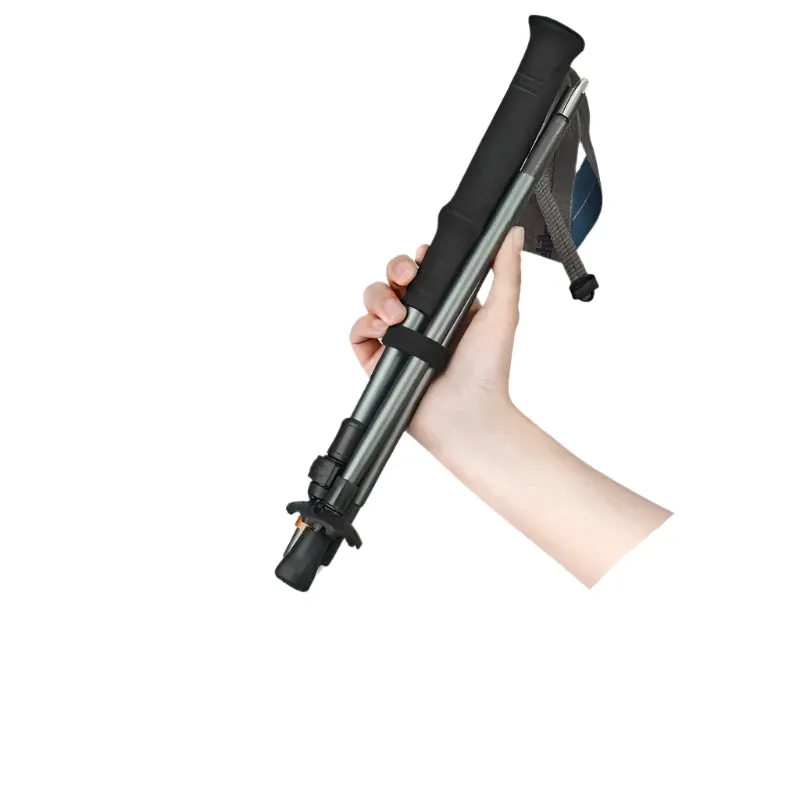 5-Section Carbon Fibre/Aluminium Alloy Folding Stick
