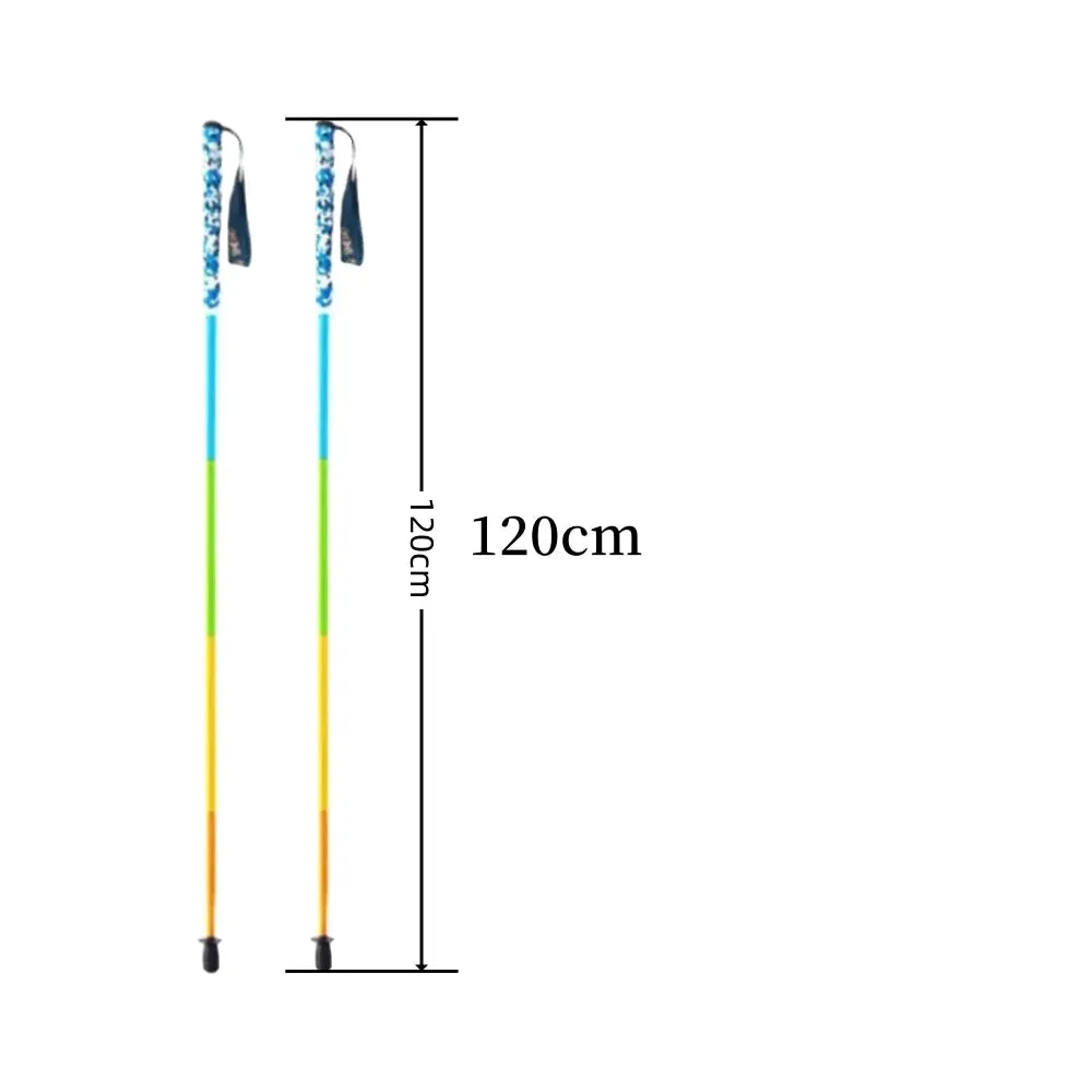 5-Section Folding Trekking Poles - Carbon Fiber