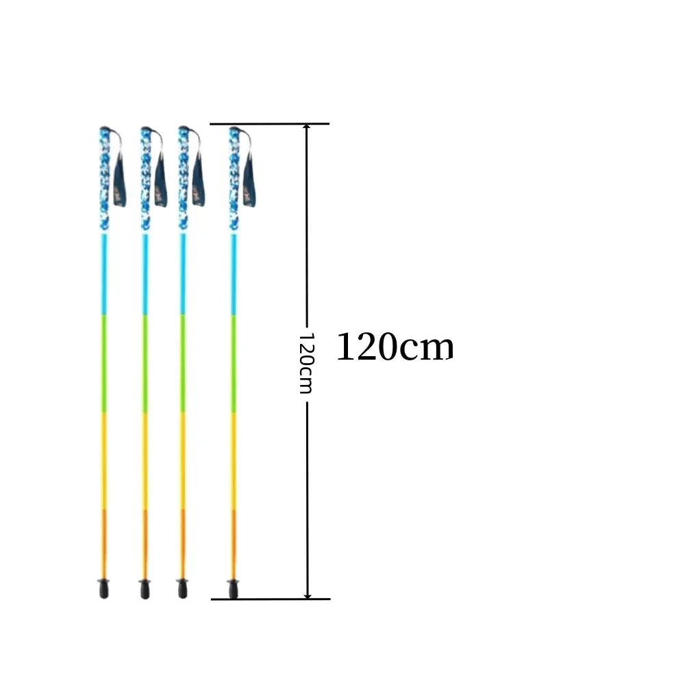 5-Section Folding Trekking Poles - Carbon Fiber