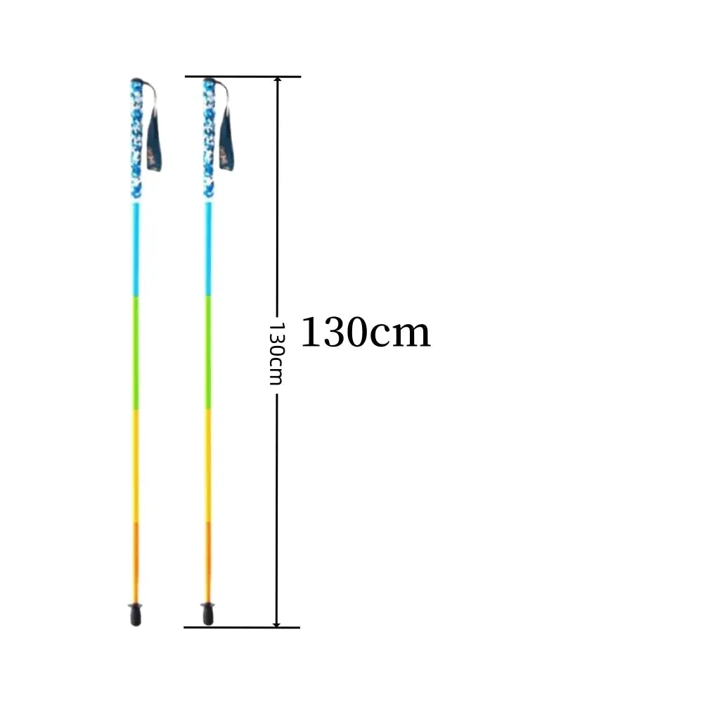 5-Section Folding Trekking Poles - Carbon Fiber