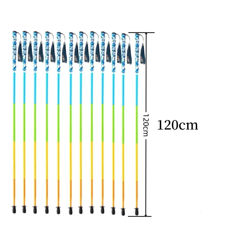 5-Section Folding Trekking Poles - Carbon Fiber