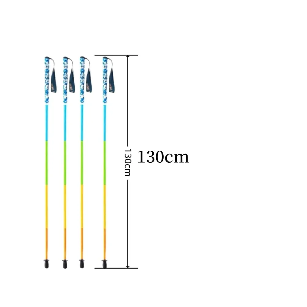 5-Section Folding Trekking Poles - Carbon Fiber