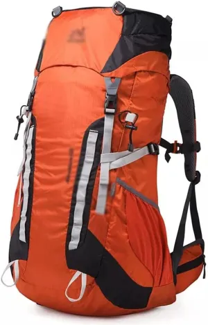 52L Outdoor Mountaineering Bag Mountaineering Backpack Mountaineering Sports Bag with Rain Cover