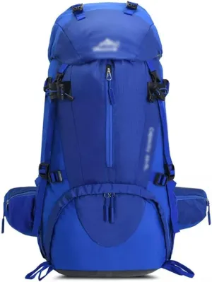 60L Mountaineering Bag Travel Backpack Outdoor Camping Rucksack Men's Backpack(D)