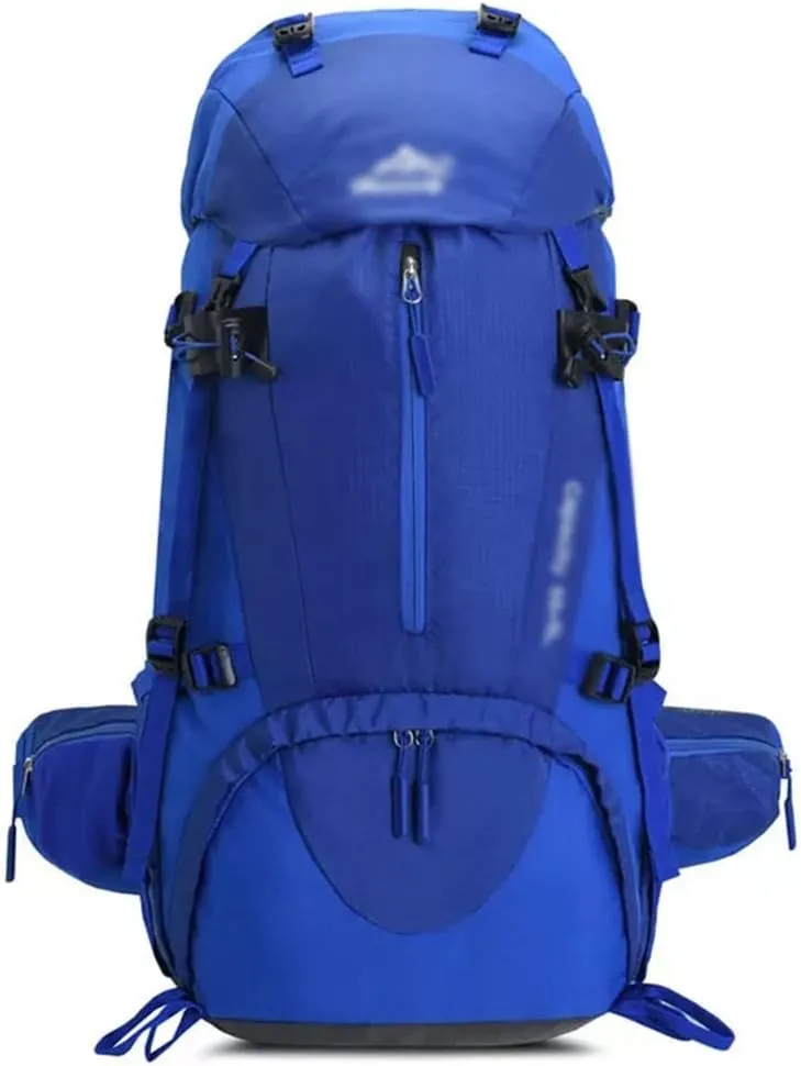 60L Mountaineering Bag Travel Backpack Outdoor Camping Rucksack Men's Backpack(D)