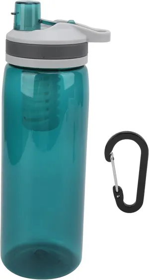 770ml Filtered Water Bottle,Camping Water Purifier Bottle, Portable Filtered Water Bottle Outdoor Water Purifier for Camping Hiking Emergency Multiple Colors (Green)