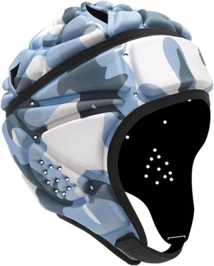 7v7 Soft Shell Helmet Adjustable Colorful Breathable Football Helmet with Chin Strap Rugby Scrum Cap Softball Headguard