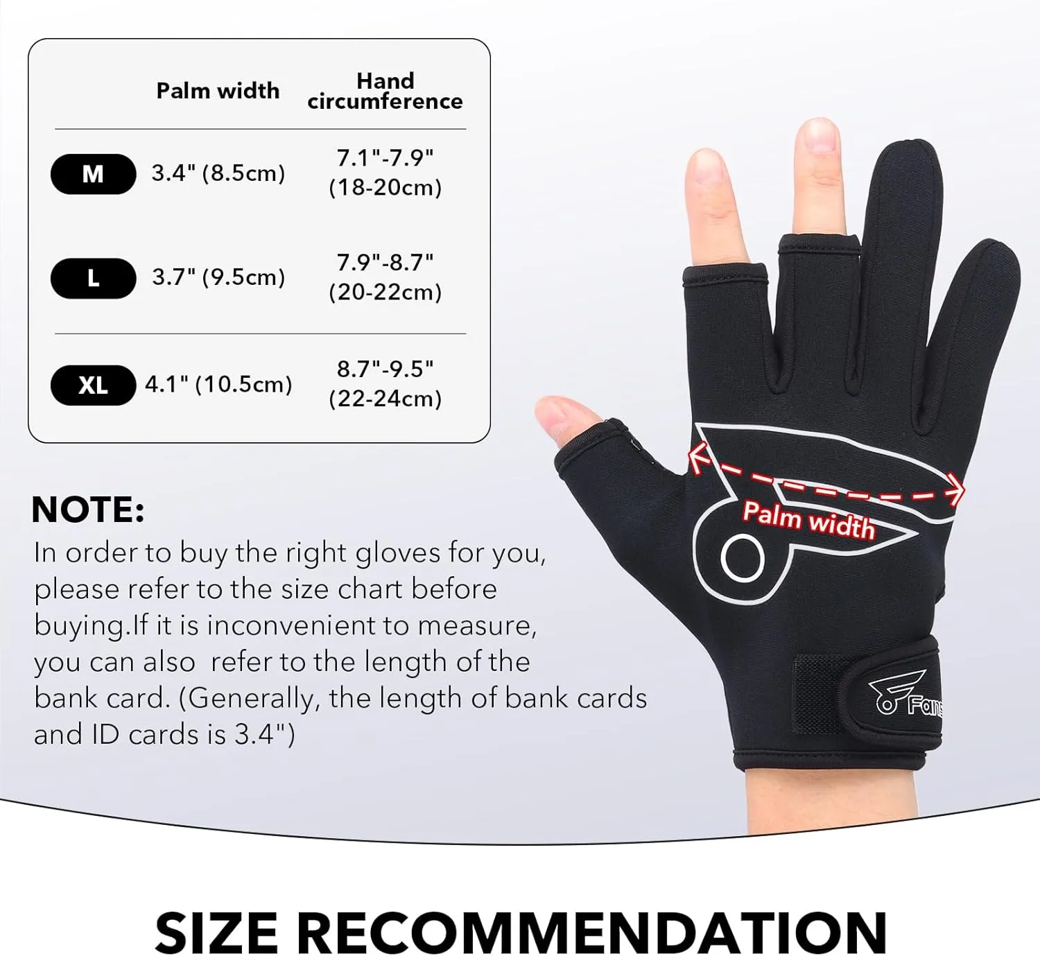 8 Fans Fishing Gloves - Finger Openness Glove Men Women, Camo Fish Accessories, SPF UV Sun Protection, Fly Fishing, Kayaking