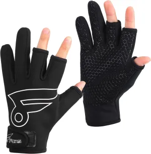 8 Fans Fishing Gloves - Finger Openness Glove Men Women, Camo Fish Accessories, SPF UV Sun Protection, Fly Fishing, Kayaking