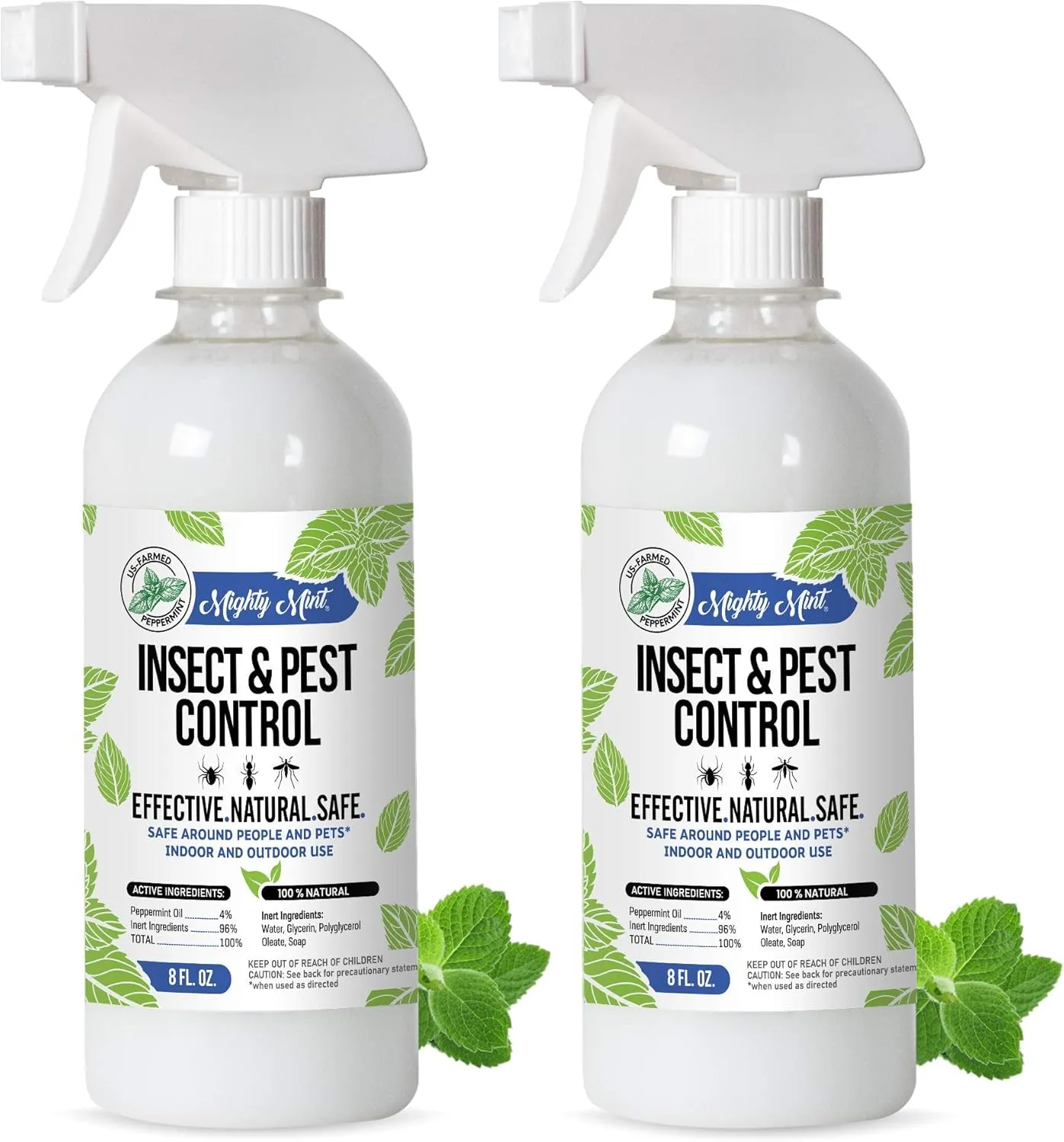 8oz Insect and Pest Control Peppermint Oil - Natural Spray for Spiders, Ants, and More (2)