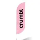 9ft Angled Feather Flag