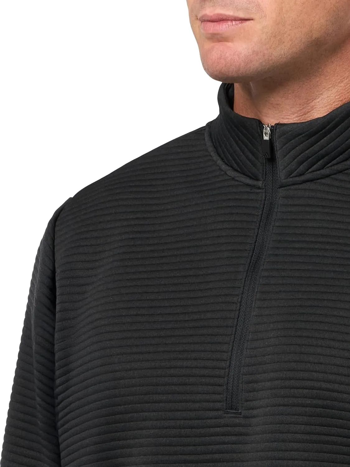 adidas Men's Ultimate365 DWR Textured Quarter-Zip Pullover