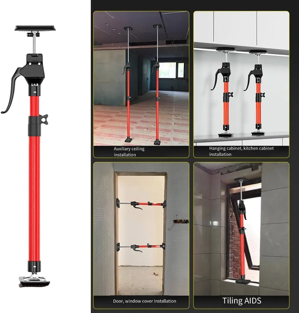 Adjustable Poles Cabinet Installing Cabinets Telescoping Poles Hand Tool for Installation Cabinet