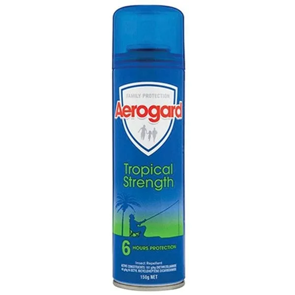 Aeroguard Tropical Strength Insect Repellent Aerosol 150G