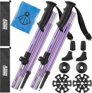 AISUNOURDOOR Trekking Poles: Lightweight & Adjustable for Any Adventure