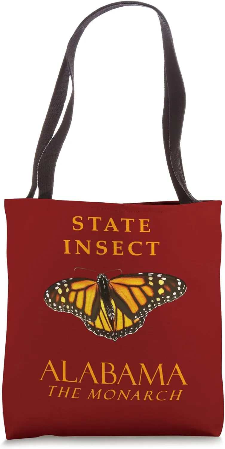 Alabama Territory Insect The Monarch Tote Bag