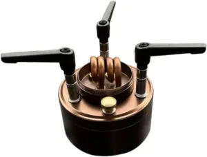 Alcohol Stovetop Camping Burner,Sturdy,Compact Small Cooking Outdoor Furnace for Camping Picnic Trips Hiking Boiling Water