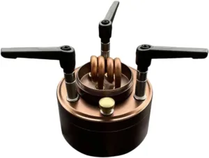 Alcohol Stovetop Furnace,Sturdy,Compact Small Outdoor Camping Burner for Picnic Trips Backpacking Hiking Boiling Water
