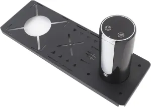 Alomejor IGT Camping Table Plate with Dedicated Slot, Stainless Steel Electric Mount Board for IGT Stoves