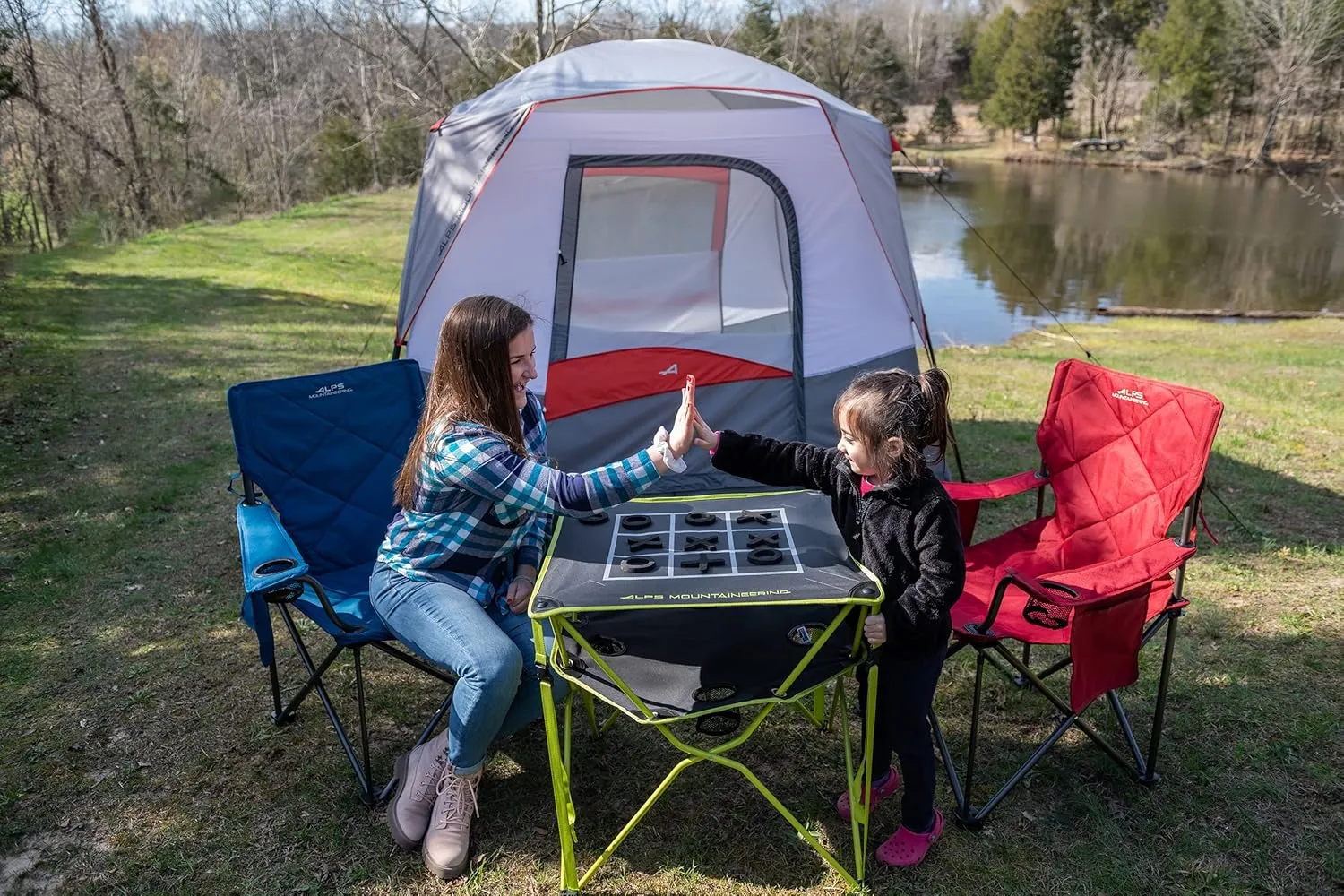 ALPS Mountaineering Eclipse Portable, Compact Camping and Game Table with Carry Bag
