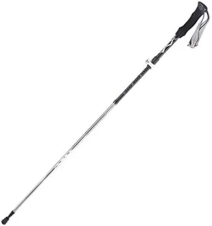 Aluminum Alloy 5-Section Folding Trekking Pole Outer Lock Ultra-Short Light Telescopic Walking Stick,for Hiking Mountaining Camping