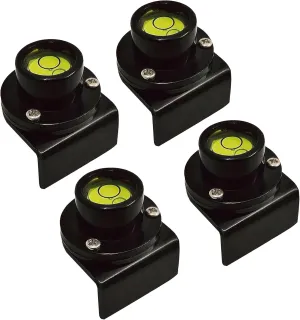 Aluminum Builders Grade Rod Bubble Level for Upright Position of the Rod Pole Staff, Compatible with Leica, Topcon, Seco, CST/Berger, Johnson, Nedo, NWI and More (4, Green)